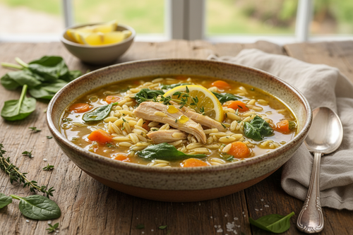 Chicken & Vegetable Orzo Soup