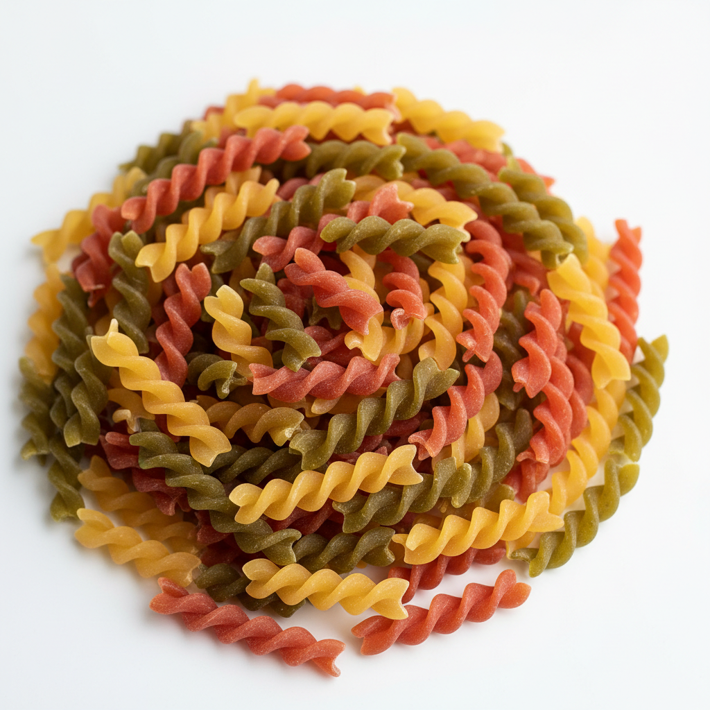 Color Spiral Pasta