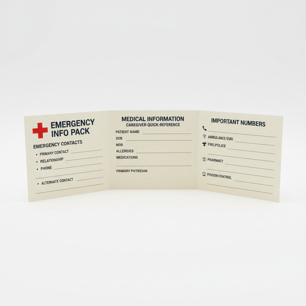 Emergency Info Pack