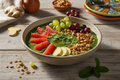 Grapefruit Grape Ginger Green Smoothie Bowl