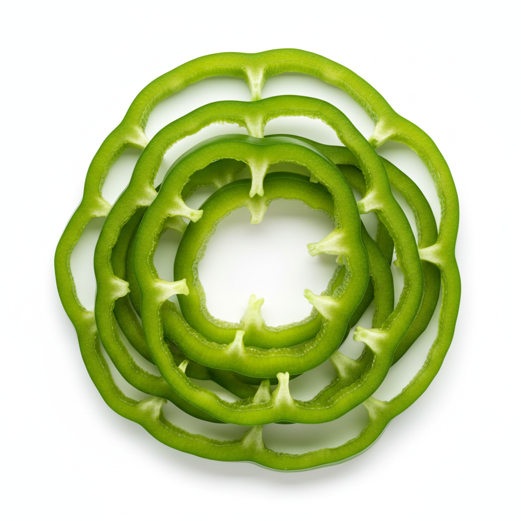 Green Bell Pepper Rings