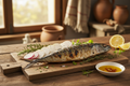 Grilled Mackerel and Daikon