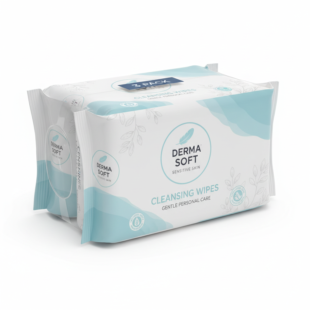 Cleansing Wipes Sensitive Skin 3 pack