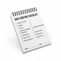 Daily Routine Checklist Pad 30-Day