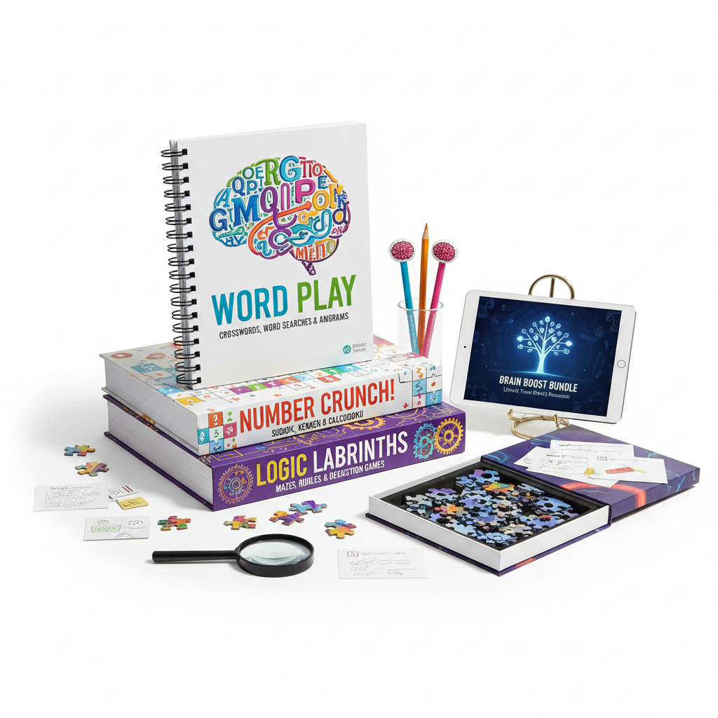 Brain Games Bundle Word Number Logic
