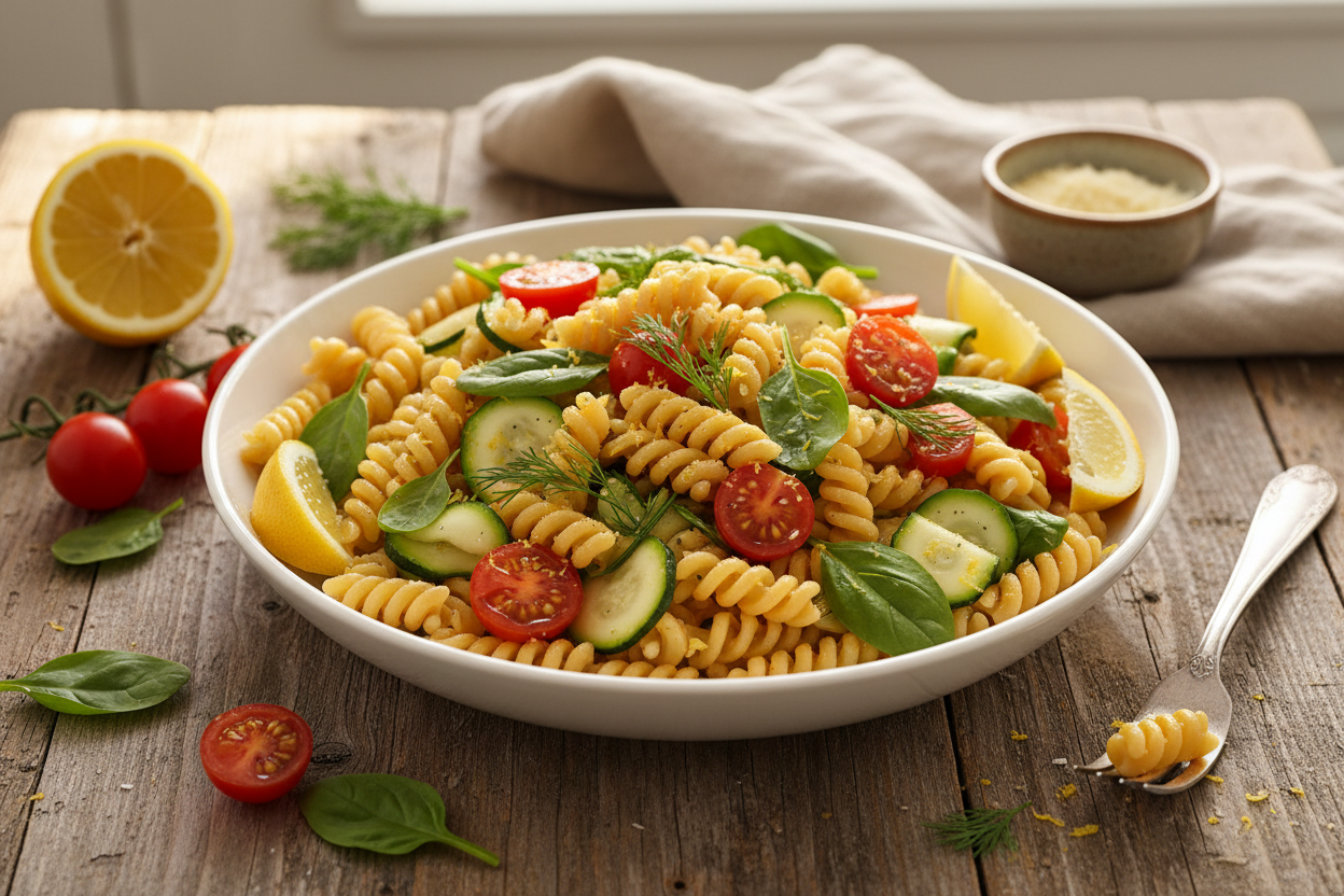 Chickpea Pasta Primavera