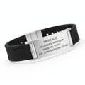 Medical ID Bracelet Engraved