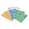 Label Set Large Print for Kitchen, Bathroom and Closet