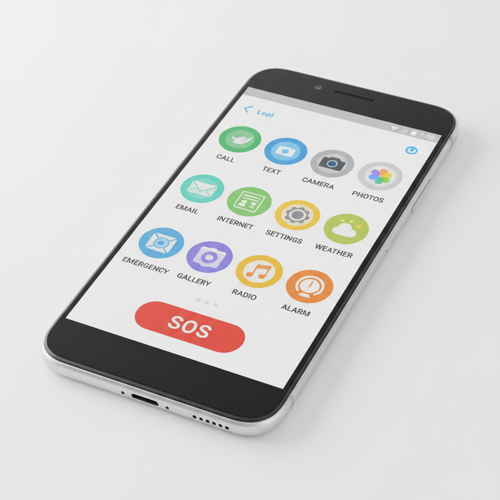 Simplified Smartphone Launcher Senior-Friendly