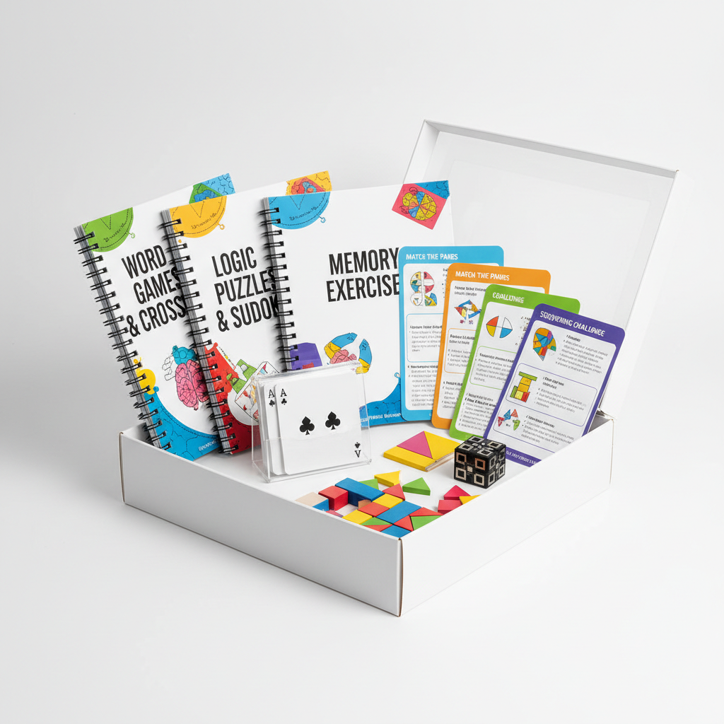 Cognitive Activity Kit with Large-Print Games