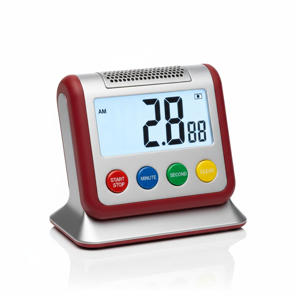 Extra-Loud Kitchen Timer with Large Buttons
