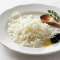 White onion finely chopped on white background