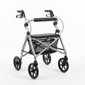 Rolling Walker with Seat and Storage Basket