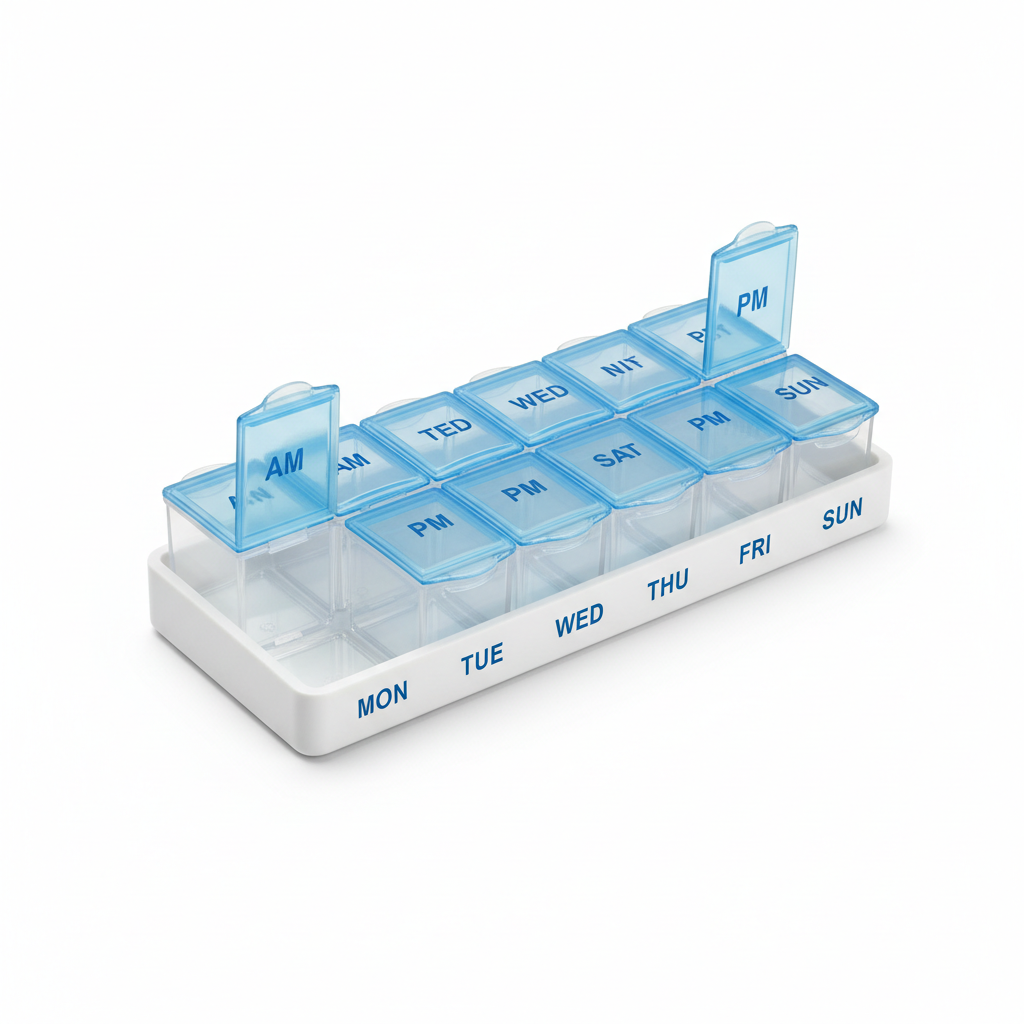 Medication Organizer AM/PM Weekly