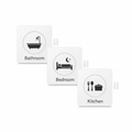 Photo Door Sign Kit for Bathroom, Bedroom and Kitchen