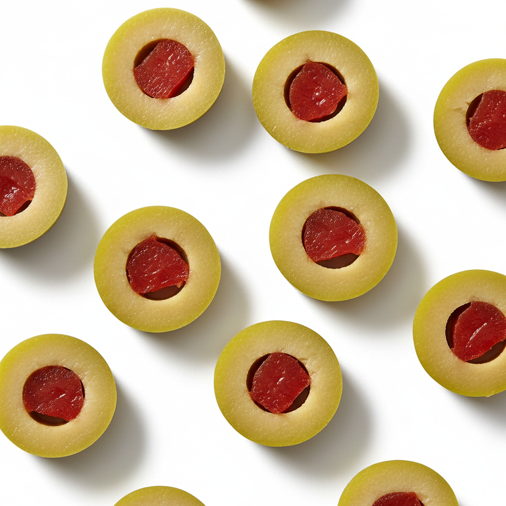 Green Olives Sliced with Pimientos