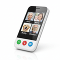 Simplified Phone with Large Buttons and Photo Contacts
