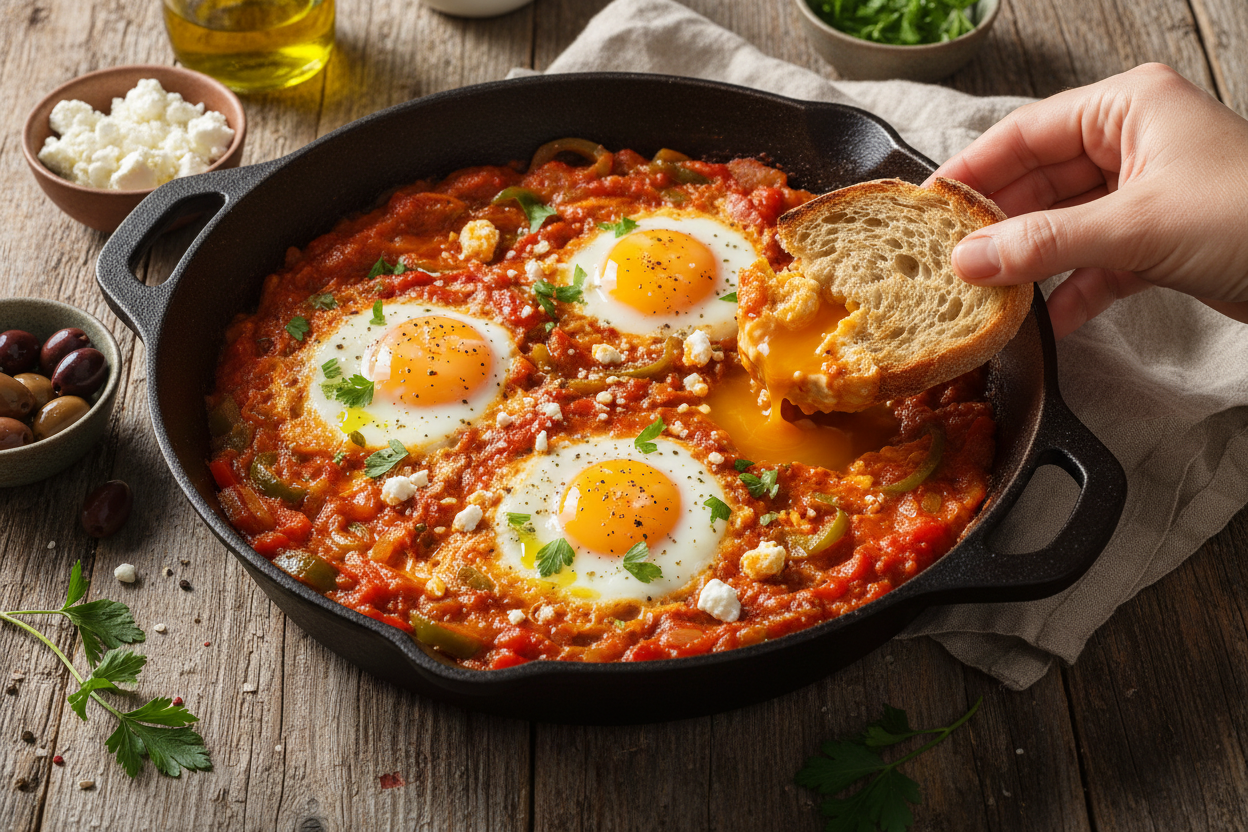 MED-150 Shakshuka — Mediterranean Brain-Health Recipe