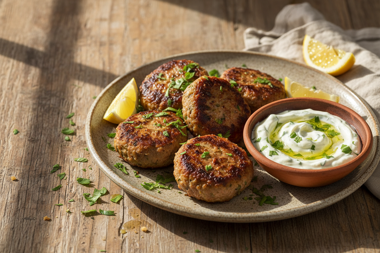 Lamb Kofta with Tzatziki