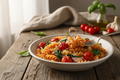 Lentil Pasta with Roasted Tomatoes