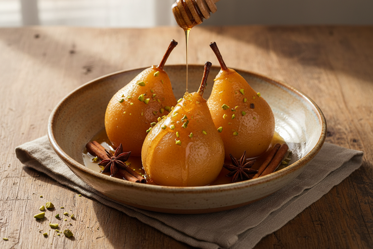 MED-142 Honey Poached Pears