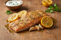 Mediterranean Baked Salmon with Za'atar & Lemon