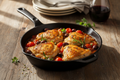 Mediterranean Chicken Thighs with Olives & Tomatoes