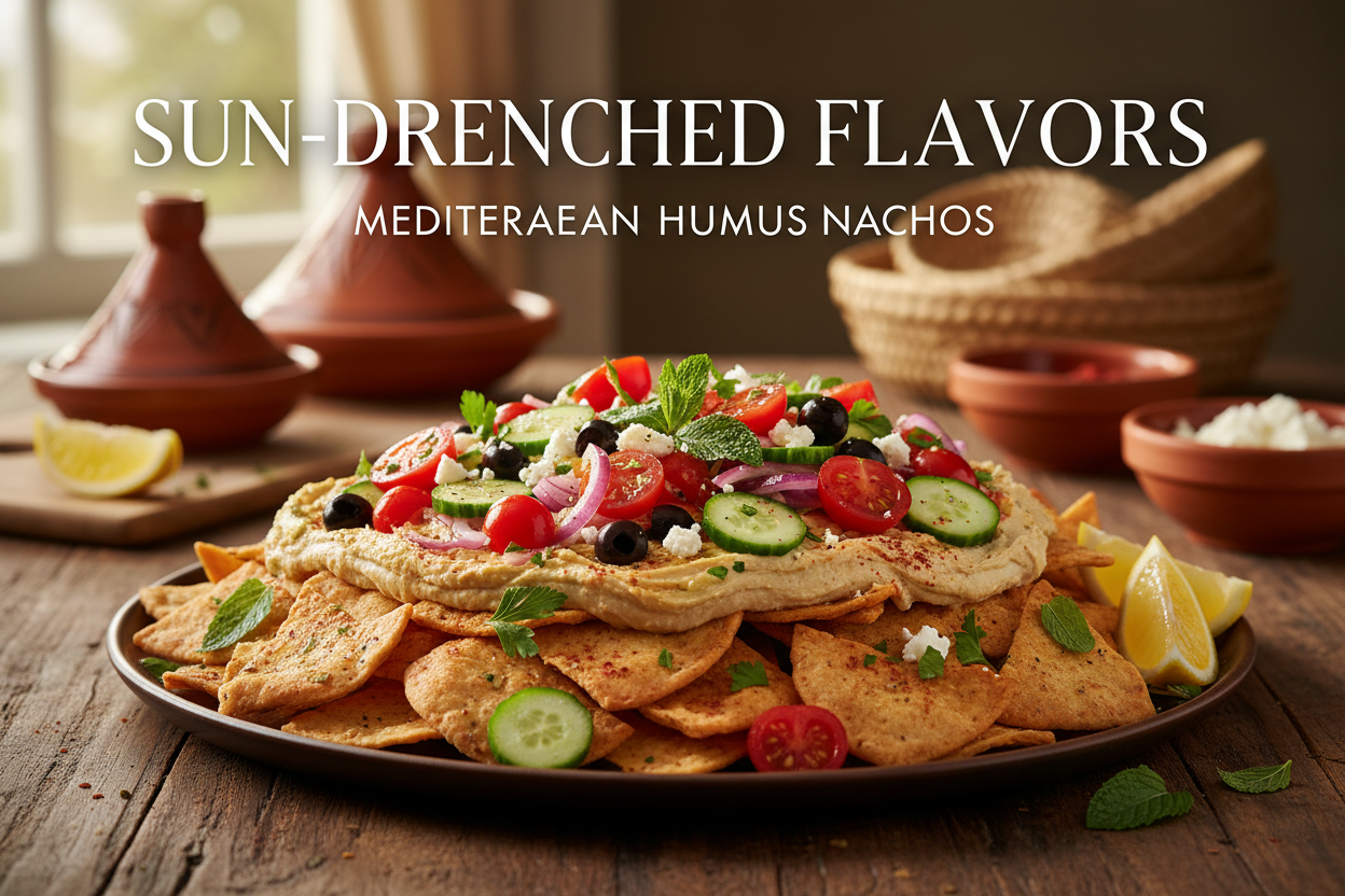 Mediterranean Hummus Nachos
