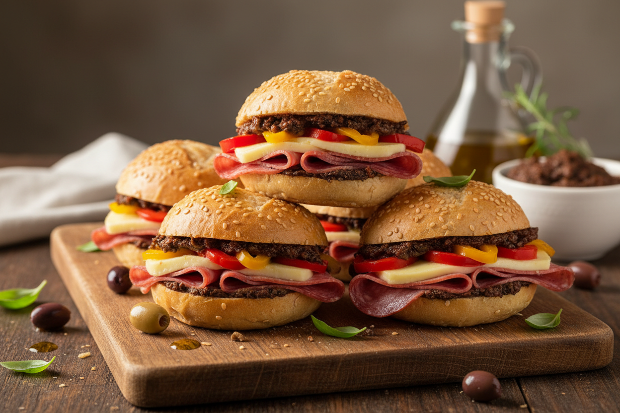 Mediterranean Mini Muffuletta