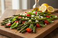 Mediterranean Roasted Asparagus Salad