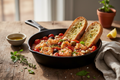 Mediterranean Shrimp Skillet for One