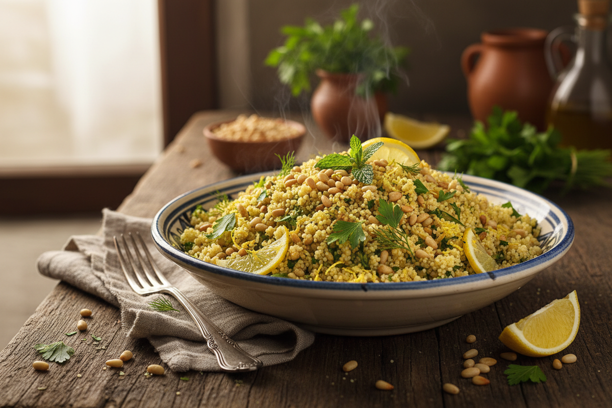 Pine Nut & Herb Couscous