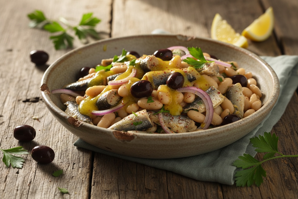 Sardine & White Bean Salad