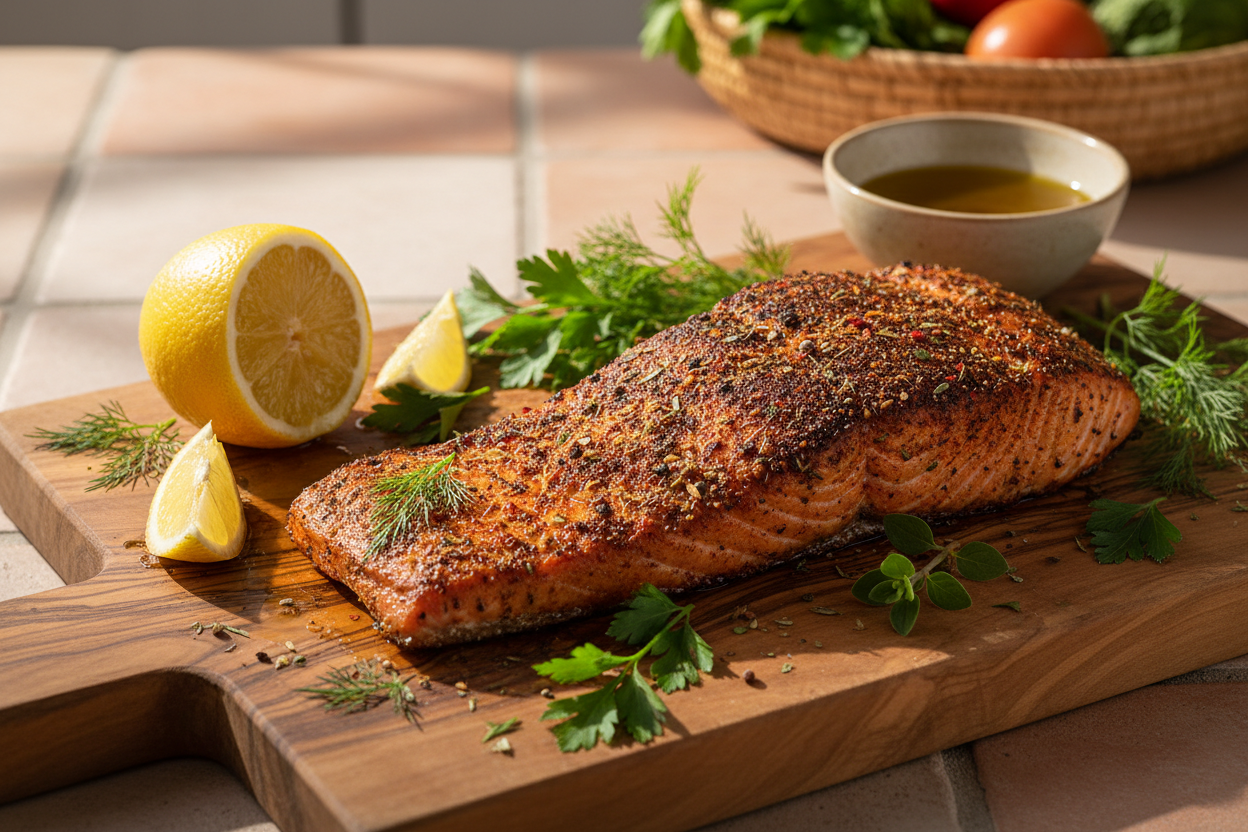Smokey Spiced Salmon