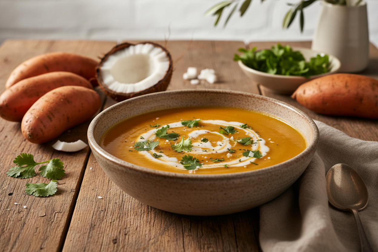 Sweet Potato Coconut Soup