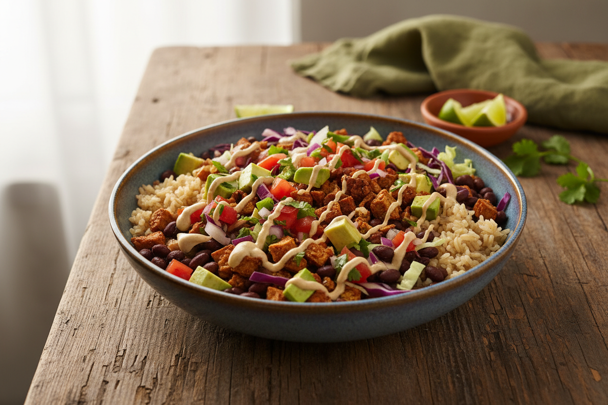 Tempeh Taco Bowl